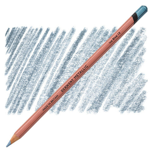 Derwent Metallic Coloured Pencil Ice Blue Box of 6