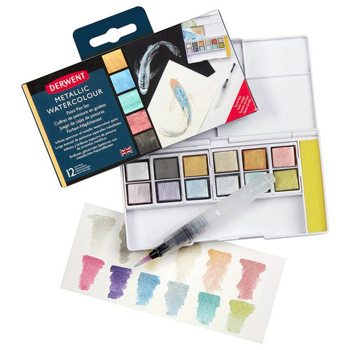 Derwent Inktense Paint Pan Palette 12 #2 Pack of 6