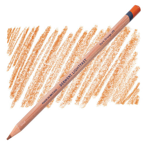 Derwent Lightfast Pencil Dark Orange Pack of 6