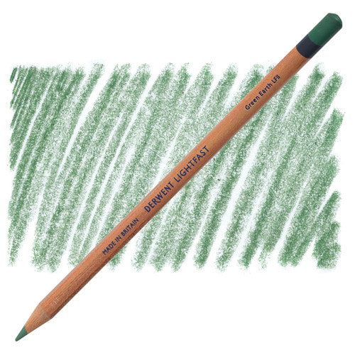 Derwent Lightfast Pencil Green Earth Pack of 6