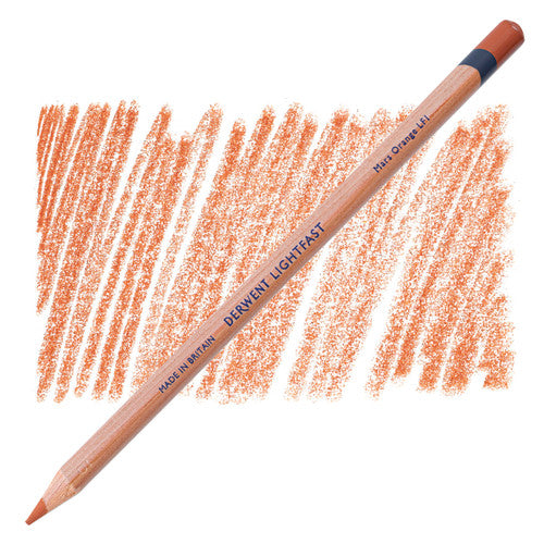 Derwent Lightfast Pencil Mars Orange Pack of 6