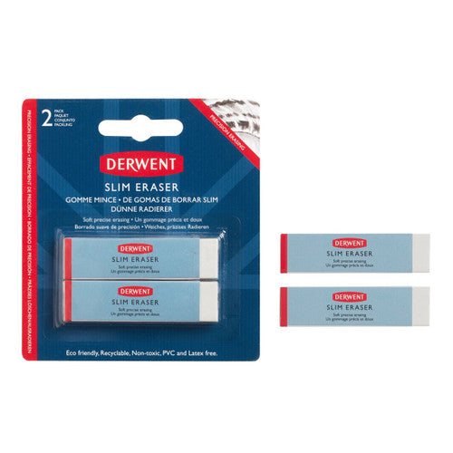 Derwent Slim Eraser Pack of 12