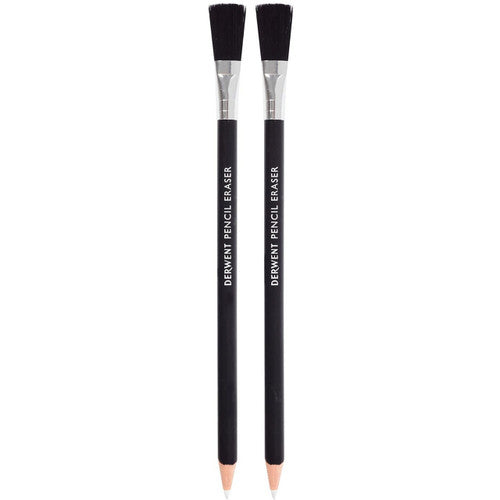 Derwent Eraser Pencil and Brush Pack of 2 Box of 12
