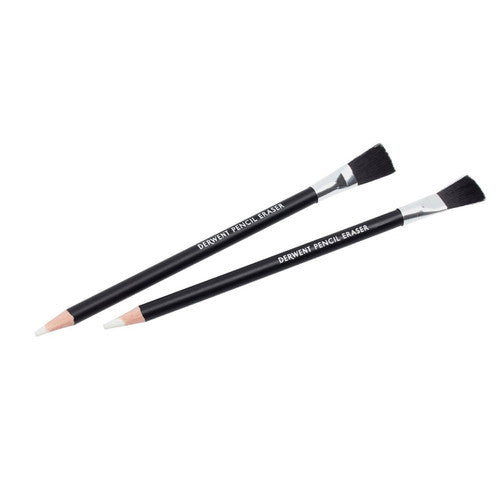 Derwent Eraser Pencil and Brush Pack of 2 Box of 12