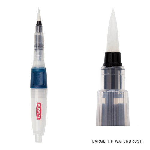 Derwent Push Button with Brush Medium Tip Pack of 12