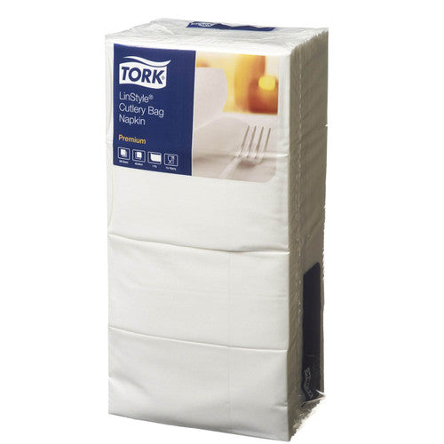 Tork Linstyle White Cutlery Pocket Carton of 2