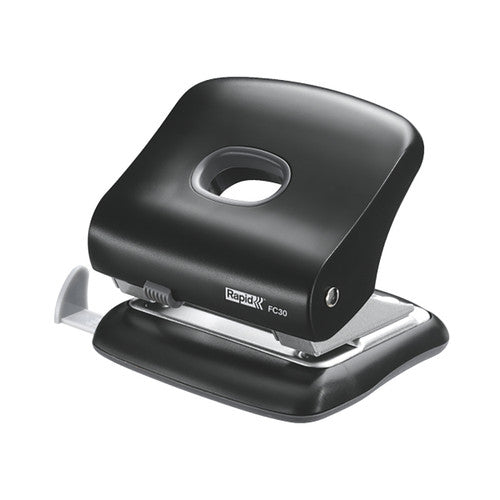 Rapid FC30 2 Hole 30 Sheet Punch Black