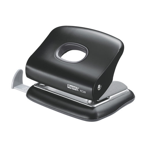 Rapid FC20 2 Hole 20 Sheet Punch Black
