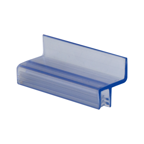 Deflecto SuperGrip Slatwall PVC Bracket 63mm Clear Carton of 100