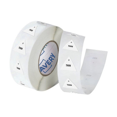 Avery Food Safety Labels 'Thin' Food Consistency Label 25mm 500 Roll