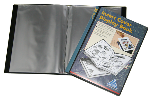 Colby 245A Display Book with Insert A4 30 Pocket Black