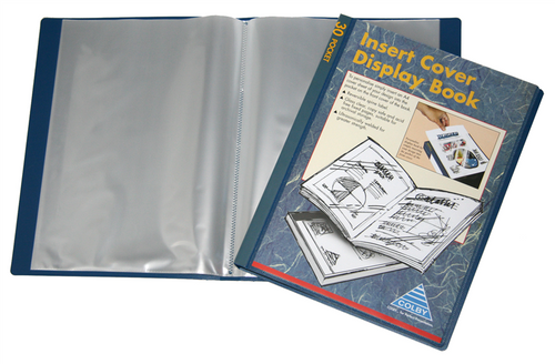 Colby 245A Display Book with Insert A4 30 Pocket Navy