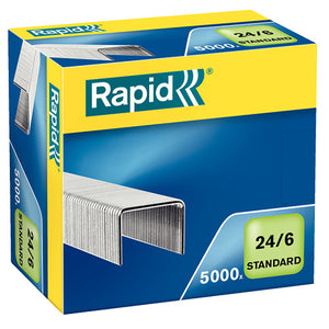 Rapid Standard 24/6mm Staples Box 5000