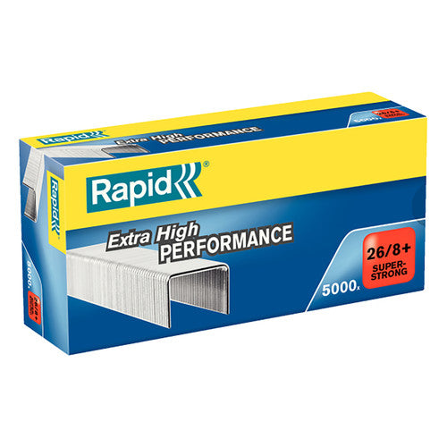 Rapid 26/8mm Super Strong Staples Box 5000