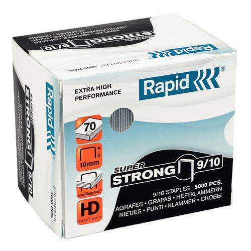 Rapid Super Strong 9/10mm Staples Box 5000