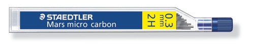 Staedtler Mars Micro Carbon Leads 0.3mm 2H 250 03-2H
