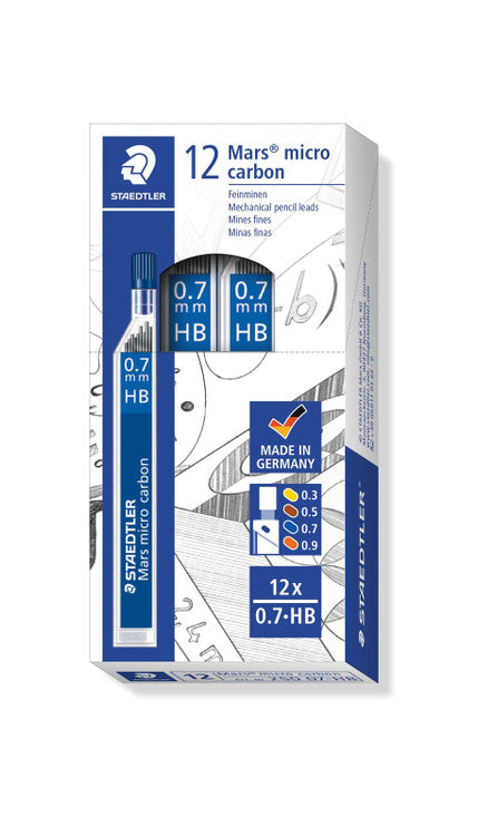 Staedtler Mars Micro Carbon Leads 0.7mm HB 250 07-HB