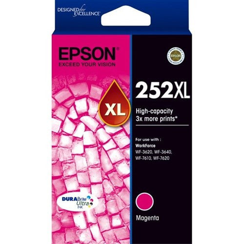 Epson C13T253392 252XL High Yield Durabrite Ultra Ink Magenta