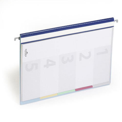 Divisoflex Organisational Folder A4 with 5 Coloured Dividers Blue Box 25