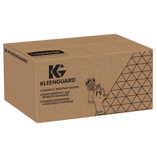 Kimberly Clark KleenGuard G80 Nitrile Chemical Resistant Gauntlets Size 11 2XL Green Box of 12