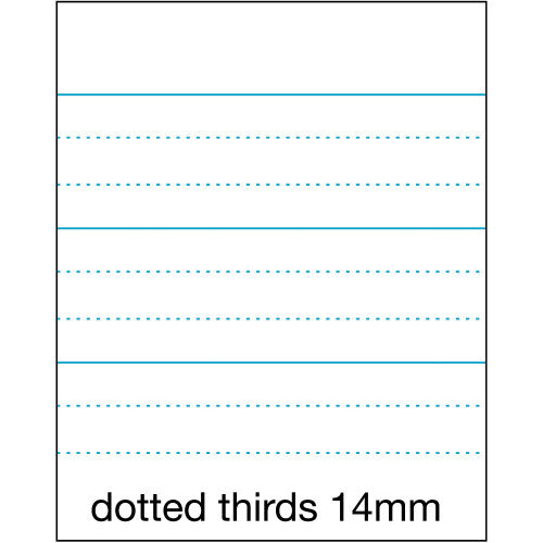 Olympic Exercise Book A4 96 Pages 14mm Dotted Thirds Ruled Pack of 10