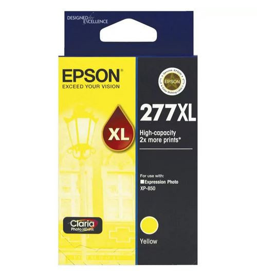 Epson C13T278492 277XL High Yield Claria Photo HD Ink Yellow