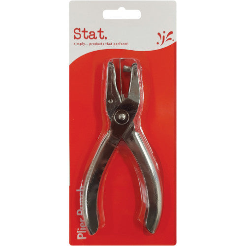 1-Hole Metal Plier Punch Silver – 8 Sheet Capacity