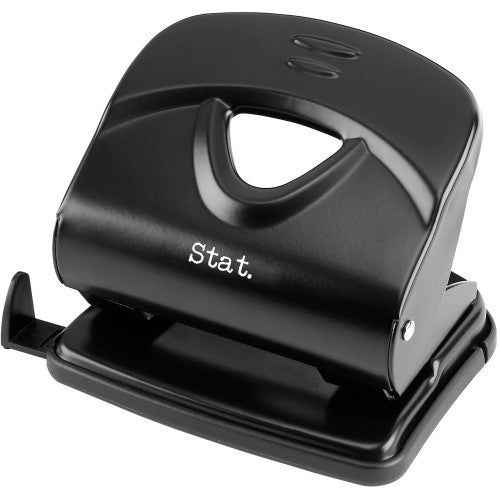 2-Hole Large Metal Punch Black – 30 Sheet Capacity