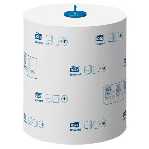 Tork Matic Extra Long Hand Towel Roll 1 Ply Universal H1 White Carton of 6 Rolls
