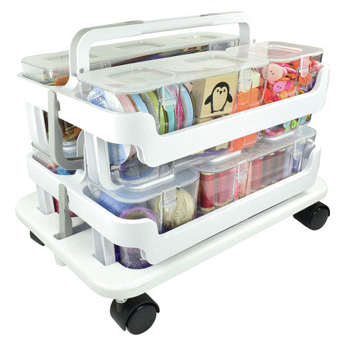 Deflecto Wheel Base for Stackable Caddy Craft Organiser