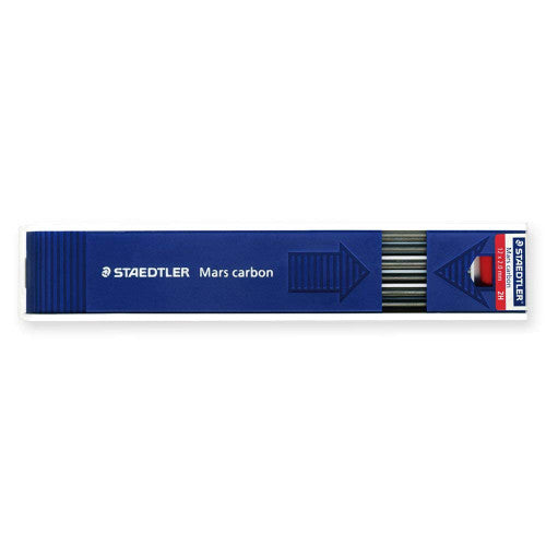 Staedtler Mars 2mm Carbon Leads 2H Tray of 12 200-2H