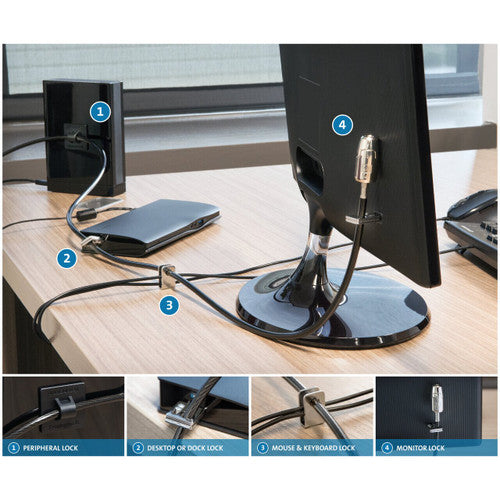 Kensington MicroSaver 2.0 Peripherals Kit Master Keyed