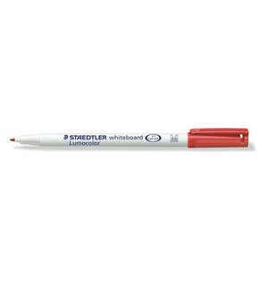 Staedtler Lumocolor Whiteboard Fine Pen Red Box 10 301-2