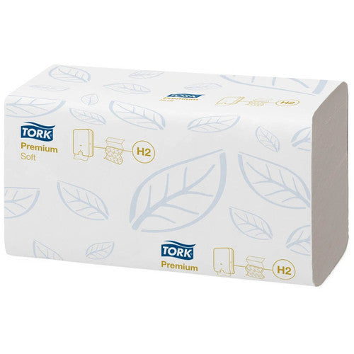 Tork Xpress Low Lint Multifold Hand Towel Slimline Advanced H2 White Pack of 21