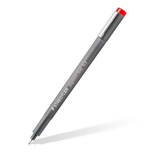 Staedtler 30803-SSB6 Pigment Liner 0.3mm Wallet of 6 Assorted Colours