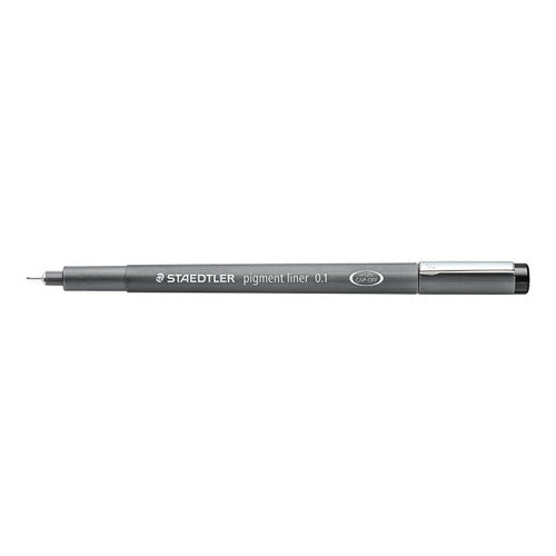 Staedtler Pigment Liner 0.1mm Black Box of 10 308 01-9