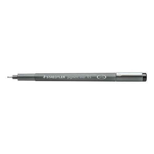 Staedtler Pigment Liner 0.5mm Black Box of 10 308 05-9