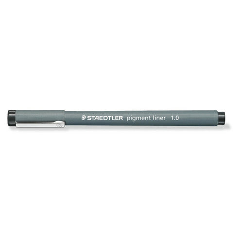 Staedtler 308 10-9 Pigment Liner 1.0mm Black Box of 10