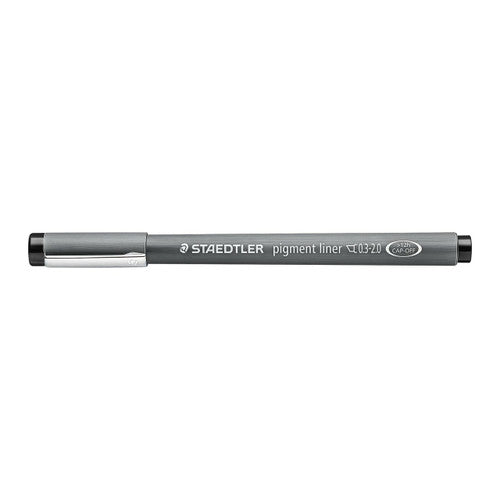 Staedtler 308 C2-9 Pigment Liner Chisel Tip 0.3–2.0mm Black Box of 10