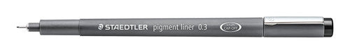Staedtler Pigment Liner Wallet of 4 Assorted Line Width 308 WP4