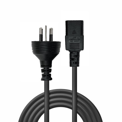 Lindy 3m Power Cable 10A 3-Pin Plug to IEC C13 Socket