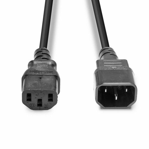 Lindy 2m Power Cable 10A IEC C14 Plug to C13 Socket