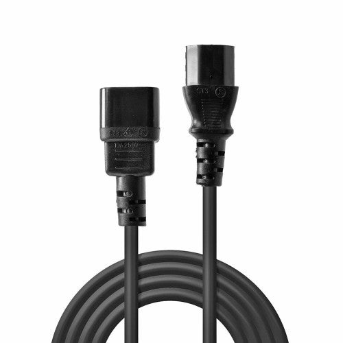 Lindy 3m Power Cable 10A IEC C14 Plug to C13 Socket