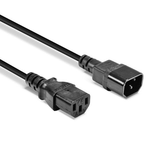 Lindy 10m Power Cable 10A IEC C14 Plug to C13 Socket