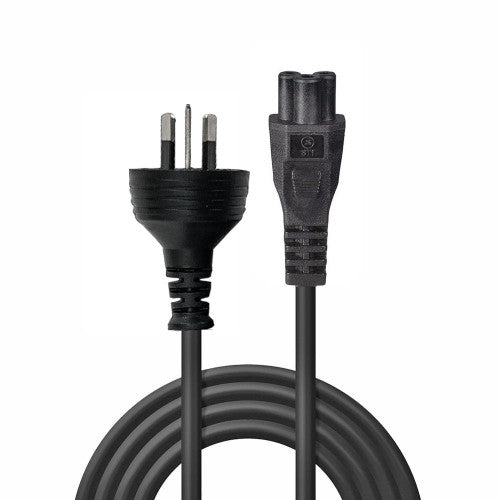 Lindy 2m Power Cable 10A 3-Pin Plug to IEC C5 Socket