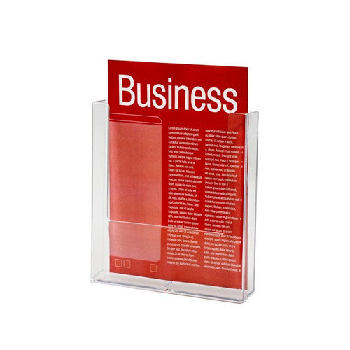 Esselte 31048 Brochure Holder A4 Wall Mount Single Tier