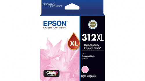 Epson C13T183692 312XL High Yield Claria Photo HD Ink Light Magenta