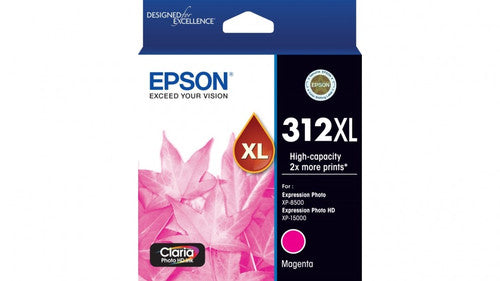 Epson C13T183392 312XL High Yield Claria Photo HD Ink Magenta