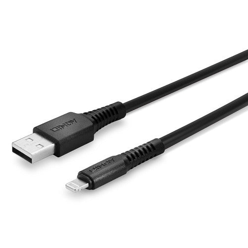 Lindy 2m USB Type A to Lightning Cable Black