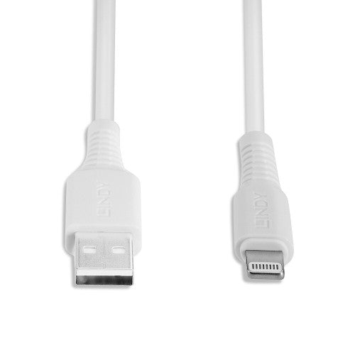 Lindy 1m USB Type A to Lightning Cable White